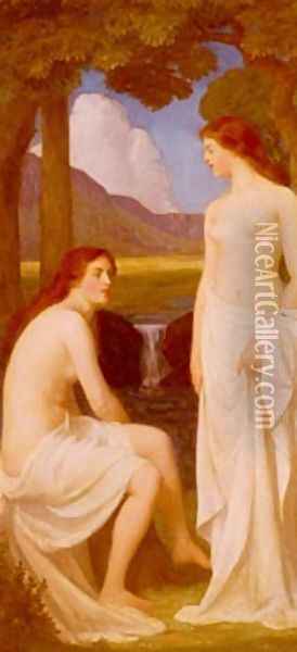Bathing Nymphs Oil Painting - Cooke John