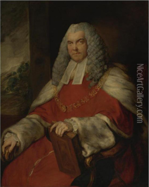Portrait Of Sir John Skynner (1723-1805) Oil Painting - Thomas Gainsborough