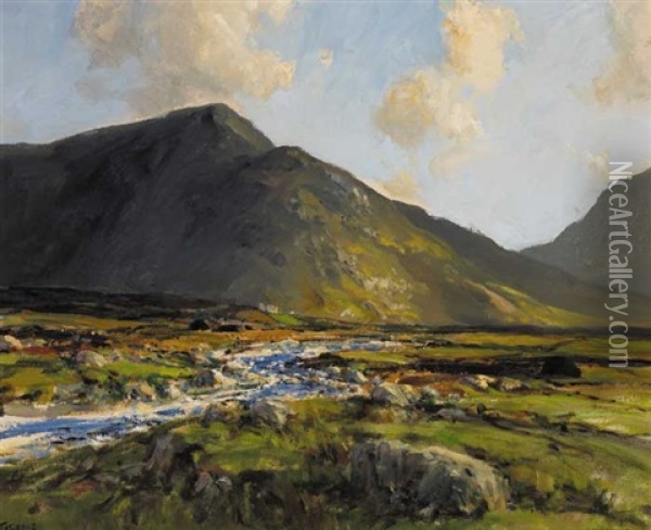 The Muckish River, County Donegal Oil Painting - James Humbert Craig