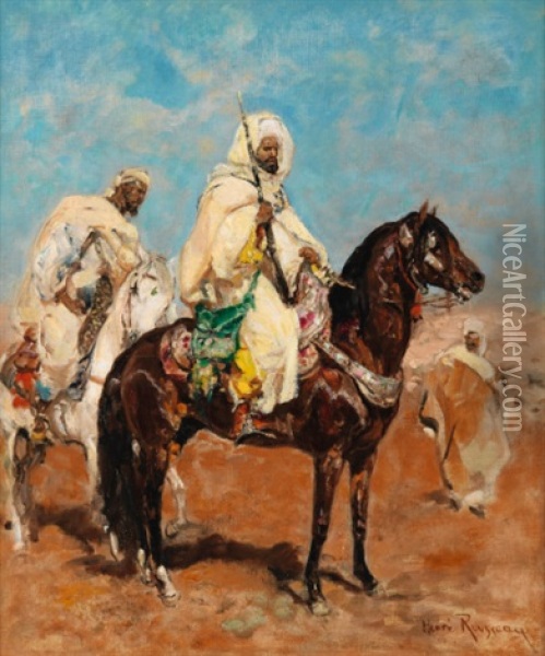 Caid Dkhissi, Of The Triffas Tribe Oil Painting - Henri Emilien Rousseau
