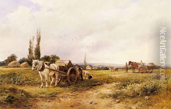 In The Mangel Field Oil Painting - David Bates