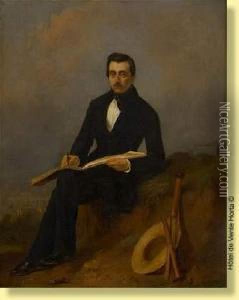 Portrait De Mr P Oil Painting - Jacobus Jacobs