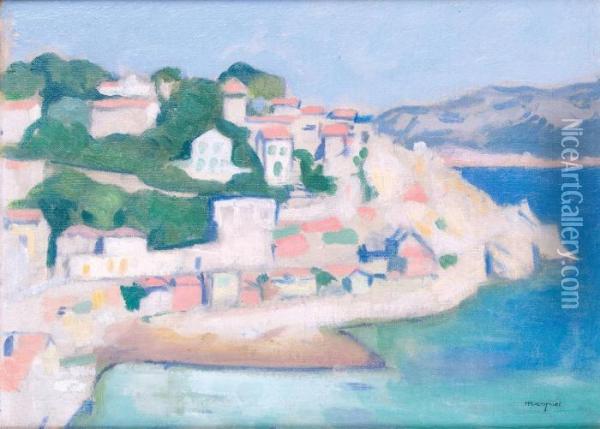 Marseille, La Corniche Oil Painting - Albert Marquet