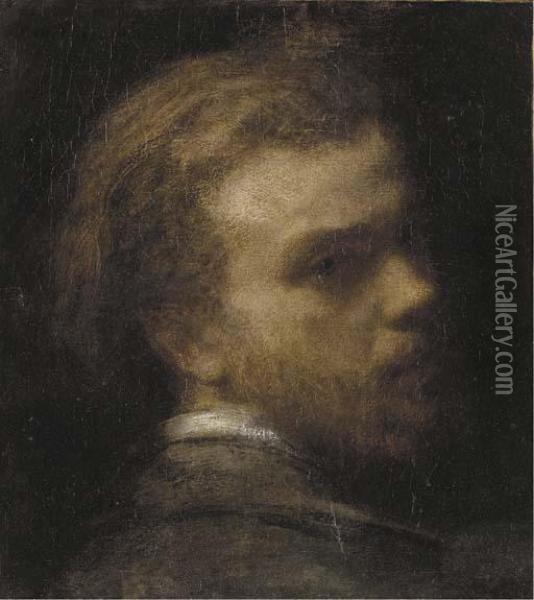 Portrait De Fantin Oil Painting - Ignace Henri Jean Fantin-Latour