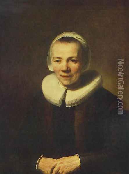 Portrait of Baartgen Martens Doomer 1640 Oil Painting - Rembrandt Van Rijn