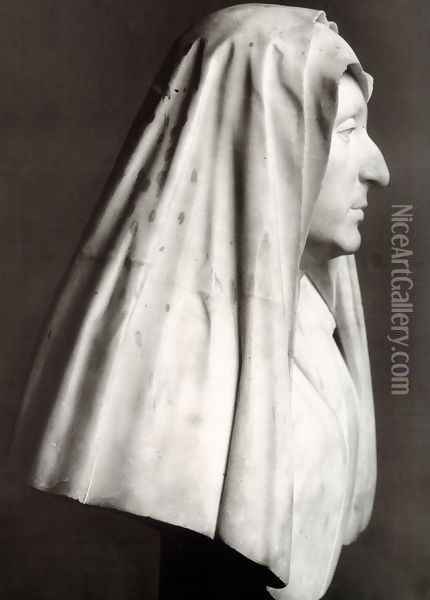 Bust of Camilla Barberini, nee Barbadori Oil Painting - Gian Lorenzo Bernini