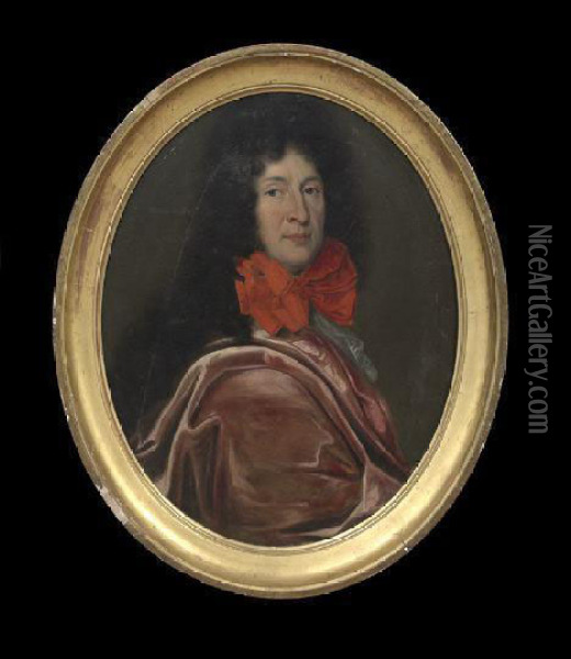 Portrait Of Phillipe, 
Duc D'orleans Oil Painting - Hyacinthe Rigaud