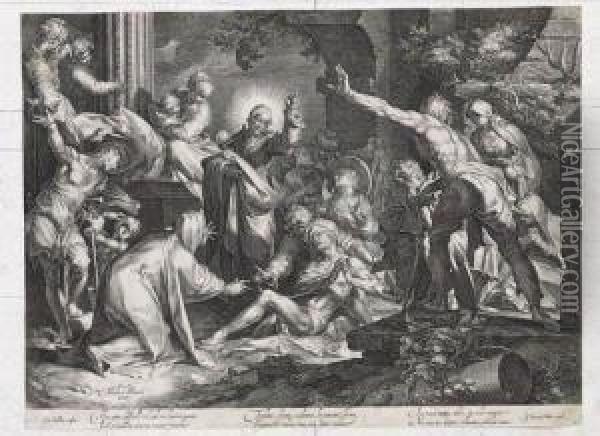 The Raising Of Lazarus Oil Painting - Jan Muller