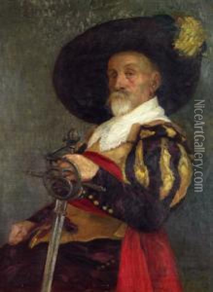 Portrait
 Eines Soldaten Oil Painting - Rudolf Stoitzner