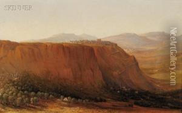 La Ronda, Spain Oil Painting - John Rollin Tilton
