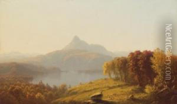 Mount Chocorua, New Hampshire Oil Painting - Sanford Robinson Gifford