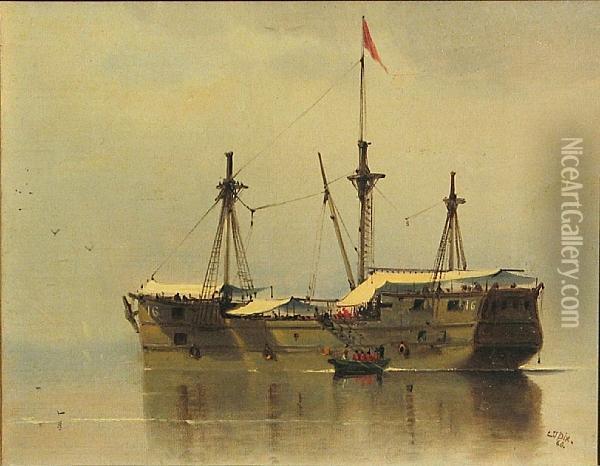 Work Ship No. 16 Oil Painting - Charles Temple Dix