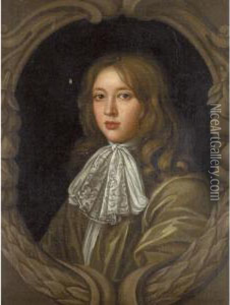 Portrait Of A Young Man Oil Painting - Mary Beale