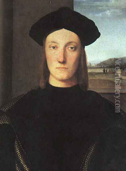 Guidobaldo da Montefeltro 1506 Oil Painting - Raphael