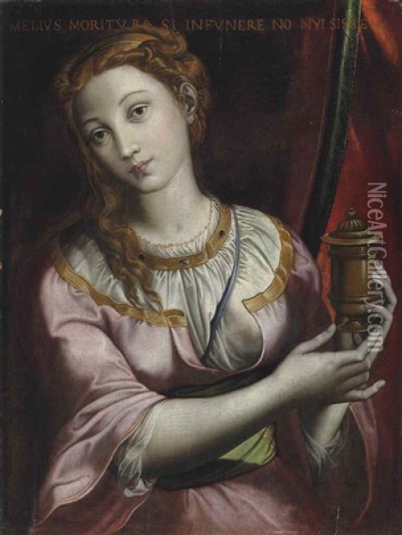 The Magdalene Oil Painting - Giovanni Antonio (il Sodoma) Bazzi