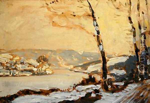 The Fulda Valley Oil Painting - Louis Kolitz