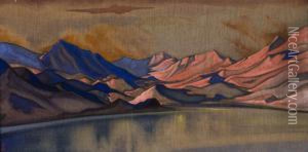 Baralacha Oil Painting - Nicolaj Konstantinov Roerich