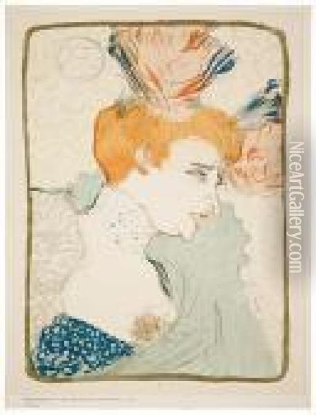 Mademoiselle Marcel Lender, En Buste Oil Painting - Henri De Toulouse-Lautrec