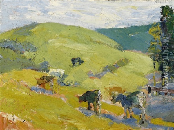Lucas Valley Oil Painting - Selden Connor Gile
