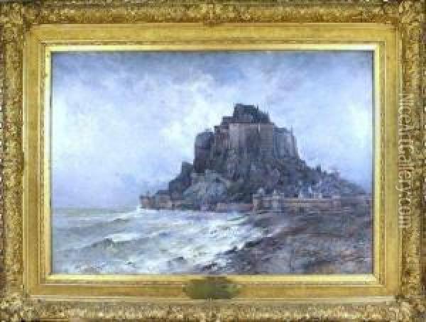 Le Mont Saint-michel Oil Painting - Emile Noirot