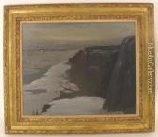 Coastalscene Oil Painting - Robert Henri