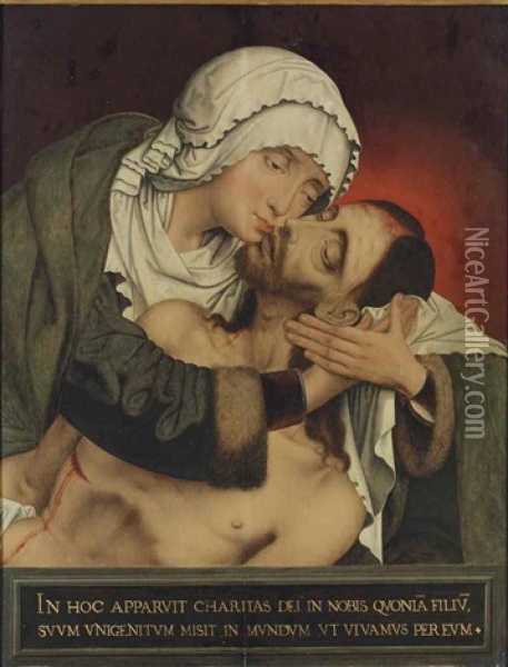 The Lamentation Oil Painting - Quentin Massys the Elder