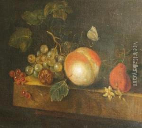Still Life Withfruit Oil Painting - Cornelis De Heem