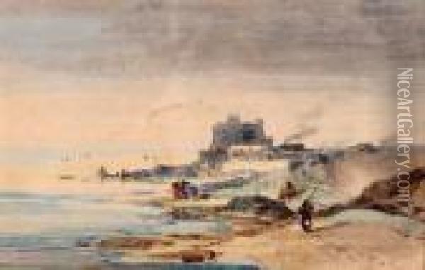 Fort Lalatte Oil Painting - Jules Achille-Noel