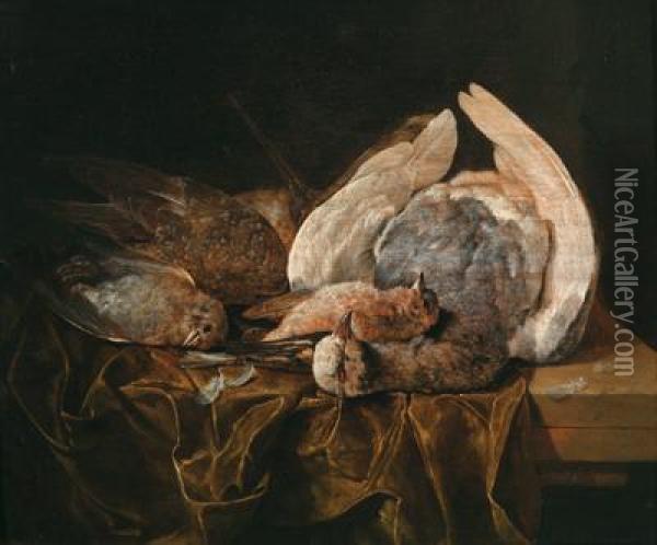 Trofei Di Caccia Oil Painting - Cornelis van Lelienbergh