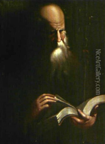 Saint Thomas Oil Painting - Georges de La Tour