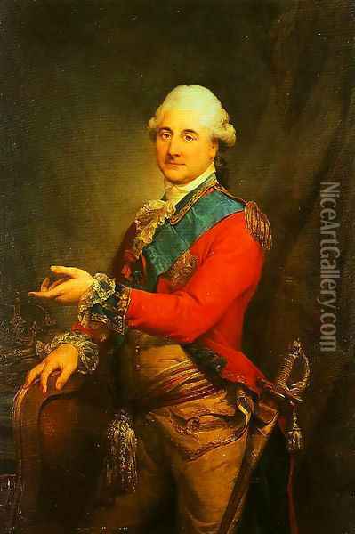 Portrait of Stanislaus Augustus Poniatowski King of Poland Oil Painting - Marcello Bacciarelli