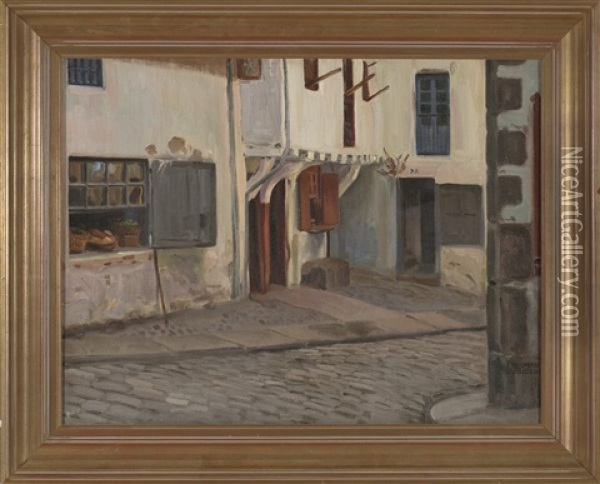 Vista De Lekeitio Oil Painting - Eduardo Chicharro Aguera