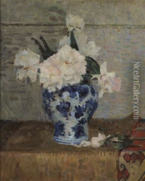 Bouquet De Fleurs Oil Painting - Eugene Lawrence Vail