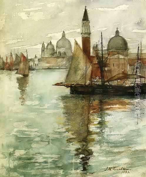 Venice2 Oil Painting - John Henry Twachtman