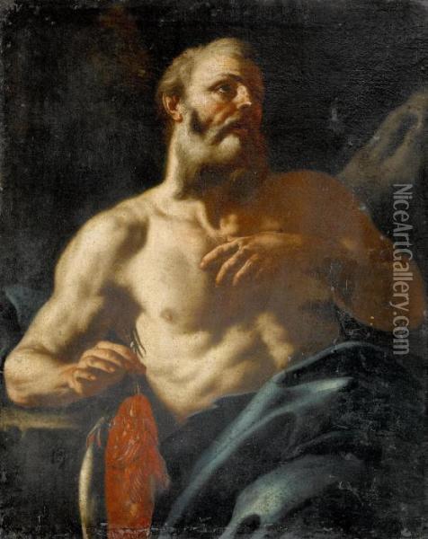 Martyr Oil Painting - Francesco Solimena
