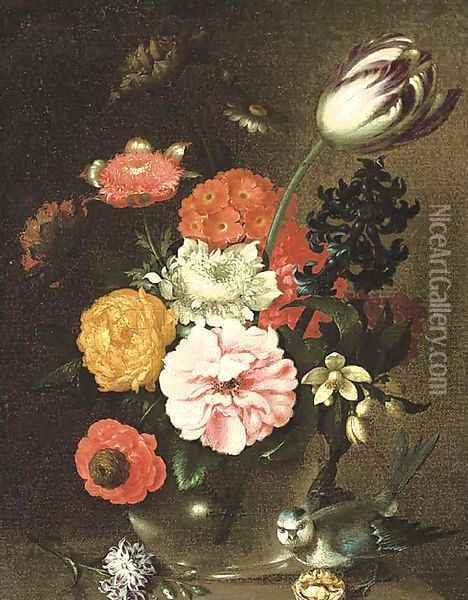 Flowers Oil Painting - August Wilhelm Sievert