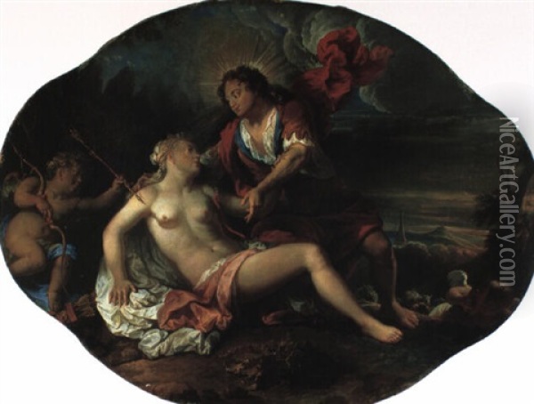 Venus Und Adonis Oil Painting - Pieter van Ruyven