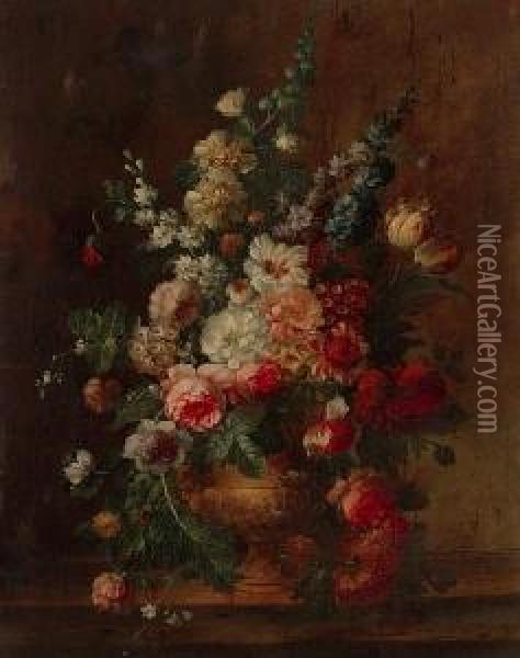 Floral Still Life Oil Painting - Jan Frans Van Dael