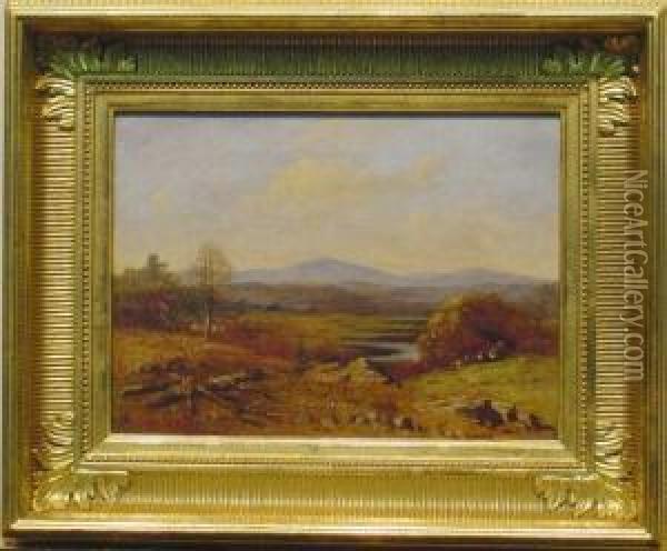 A Bend In The River Oil Painting - James McDougal Hart
