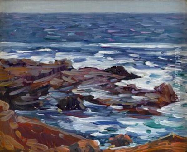 Flowing Tide Oil Painting - Charles Salis Kaelin