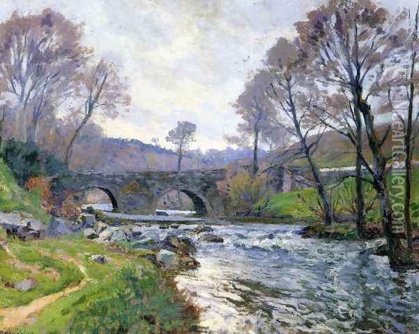 Le Pont Charaud sur la Cedelle, Crozant Oil Painting - Paul Madeline