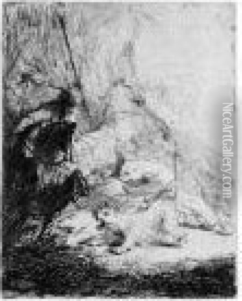Die Kleine Lowenjagd Oil Painting - Rembrandt Van Rijn