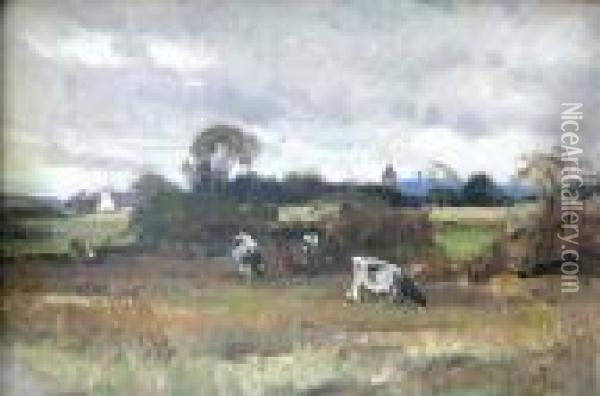 Moorlands, Colvend Oil Painting - Robert Hope