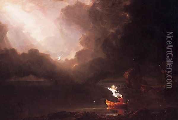 The Voyage of Life: Old Age Oil Painting - Thomas Cole