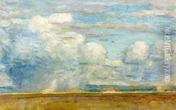 Clouds Oil Painting - Childe Hassam