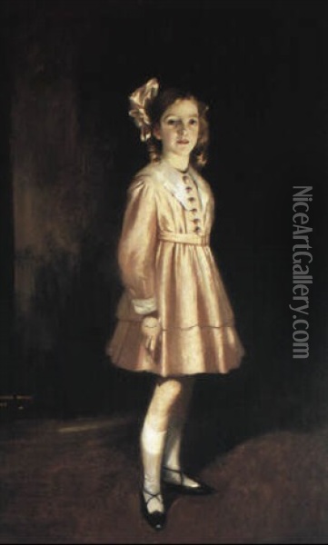 Her Debut Oil Painting - George Henry