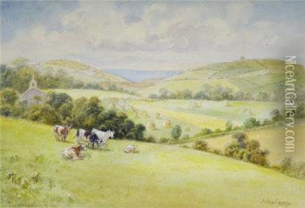 View Towards Rossnowlagh Oil Painting - John Carey