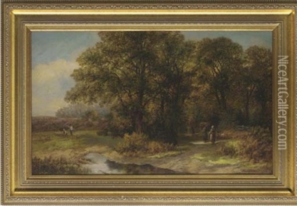 Skirts Of Duncans Glade, Sutton Oil Painting - Vincent Clare