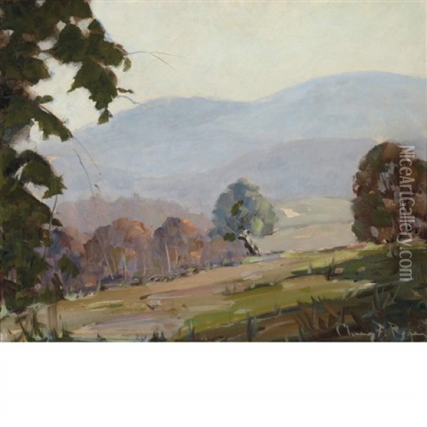 Misty Morning Oil Painting - Chauncey Foster Ryder