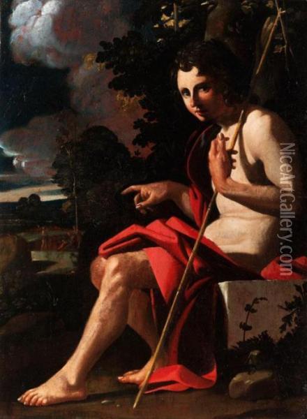 Der Heilige Johannes Baptist Oil Painting - Bartolomeo Schedoni